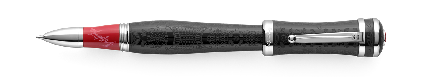 Montegrappa Sophia Loren Sophia Loren Rollerball, Black & Silver